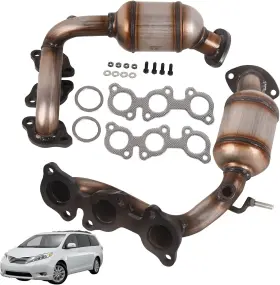 A0482a0010 Topaz 16392 16393 Epa Compliant Catalytic Converter Gasket For Toyota Sienna