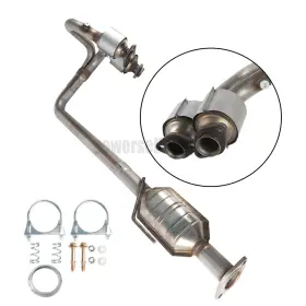 Em20044001 Topstoreautoparts Front Catalytic Converter For 2004-2006 Jeep Wrangler Aluminized Steel 4.0l