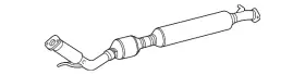 17410-f0151 Toyota Genuine Converter And Pipe