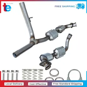 Turitrade Tr35934 Driver And Passenger Side Catalytic Converter For Ford F-150 5.4l 2006-2008 4wd