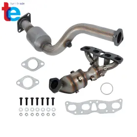 Tr68712 Turitrade For Nissan Rogue 2.5l 2008/2009-2013/2014 Front And Rear Catalytic Converter Set