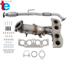 Tr68830 Turitrade 2pcs Obd 3 Catalytic Converter For Toyota Camry 2002 - 2006 2.4l Front Rear