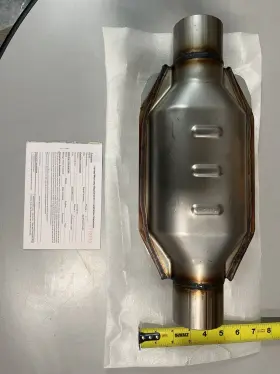 002402 Twc Catalytic Converter Universal 2 1/2 Inch Direct Fit Heavy Duty Truck Suv Exhaust
