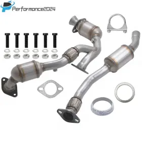 19066 Universal Exhaust 2x Catalytic Converter For Ford Taurus / Mercury Sable 2000-2005 3.0l Front Rear