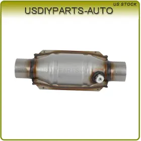 Us178690ts01 Usdiyparts 2.25 Inch Inlet/outlet Catalytic Converter Universal Fit Epa Obdii Stainless Steel