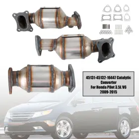 C206-a030 Vipjq Left And Right Rear Catalytic Converters Kit For Honda Odyssey 3.5l 2011-2015