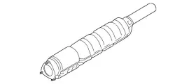 3d0-254-450-qx Volkswagen Genuine Catalytic Converter