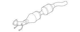 561-254-400-a Volkswagen Genuine Catalytic Converter