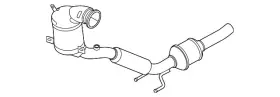 5qm-254-501-l Volkswagen Genuine Catalytic Converter