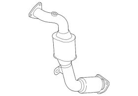 7l8-254-300-gx Volkswagen Genuine Converter And Pipe