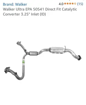 50541 Walker Catalytic Converter-epa