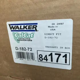 84171 Walker Catalytic Converter-calcat