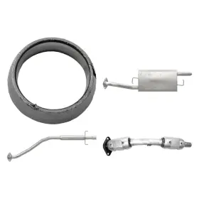 Bndl-903195 Walker 4-pc Calcat Catalytic Converter And Pipe Assembly Kit
