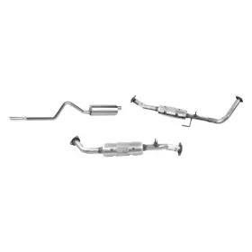 Bndl-917506 Walker For Toyota Sequoia 01-04 3-pc Calcat Catalytic Converter And Pipe Assembly Kit
