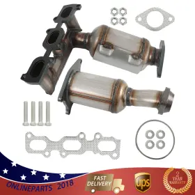 On1038938l Wflnhb 2011- 2014 For Ford Edge 3.5l 3.7l Non Turbo Only Catalytic Converter Bank 1 2
