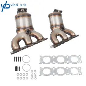 Yi399259t Yibei-tech Left And Right Catalytic Converter For Volvo Xc60 Xc70 S80 V70 Land Rover Lr2 3.2l