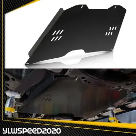 V-02egn2050abk Ylwspeed20 Fit For 2007-21 Toyota Tundra 08 Sequoia Catalytic Converter Shield Guard Black