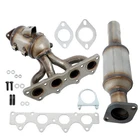 Labwork Both Front Rear Manifold Catalytic Converters For Kia Soul 1.6L 2012-19 New. Price: $88.64.