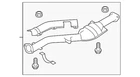 Genuine Subaru Converter & Pipe 44611AA250 New. Price: $1475.00.