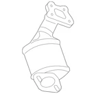 Three-way Catalytic Converter Kit With Front Exhaust Manifold Pipe (19420249) New. Price: $1000.47.