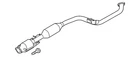 Genuine Mazda Catalytic Converter L520-20-55XB New. Price: $694.54.