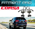 Corsa 21052BLK Xtreme Catback Exhaust For 2018 Jeep Grand Cherokee Trackhawk New. Price: $2798.99.