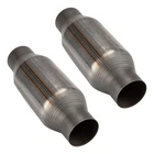 Pair (2) 2.5'' Universal Catalytic Converter High Flow Stainless Steel 410250 New. Price: $52.99.