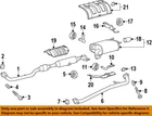 Toyota Oem 14-17 Camry Exhaust System Components-front Pipe 174100V090 New. Price: $1009.28.