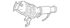 Genuine Ford Catalytic Converter LX6Z-5E212-KZ New. Price: $1215.00.