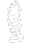 Genuine Mitsubishi Pre-converter MR450488 New. Price: $1222.03.