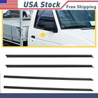 4X Front Door Belt Weatherstrip Rubber Seal For 86-97 Nissan Navara Hardbody D21 New. Price: $45.59.