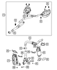 Genuine Mopar Exhaust And Catalytic Converter Manifold 68036154AJ New. Price: $1694.35.