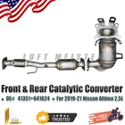 Front & Rear Catalytic Converter For 2019 2020 2021 Nissan Altima 2.5L Fwd New. Price: $224.00.