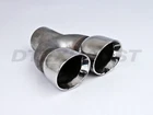 DT-24096 Dual Parallel Angle Double Wall Exhaust Stainless Tip 2.25" Inlet 9.5"L New. Price: $89.99.