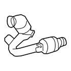 Genuine Mercedes-benz Oe Exhaust Gas Line, Front 463-490-74-00 New. Price: $2478.81.
