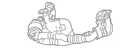 Genuine Oem Subaru Front Pipe Catalytic Converter 44620AD82C New. Price: $2300.00.