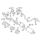 For Infiniti QX60 14-16 Front Rearward Catalytic Converter Gasket New. Price: $11.85.