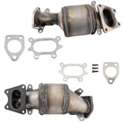 Pair Catalytic Converters Set Of 2 Front Driver & Passenger Side Left Right New. Price: $424.46.