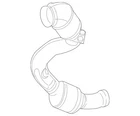 Genuine Mercedes-benz Exhaust Gas Line 190-490-00-20 New. Price: $1748.73.