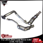 Pair Front Catalytic Converters For Land Rover LR4 3.0L V6 Gas 2014-16 LR051752 New. Price: $1459.00.
