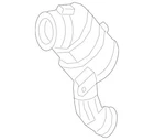 Genuine Mercedes-benz Catalytic Converter 274-140-10-08 New. Price: $2181.86.
