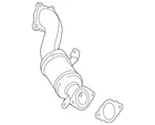Genuine Gm Converter & Pipe 19420226 New. Price: $1709.90.