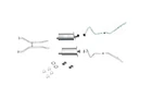 Exhaust System Muffler Pipe Dual For 98-02 Mercury Grand Marquis W/o Resonators New. Price: $479.00.