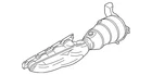 Genuine Audi Mnfd W/converter 420-251-211-MX New. Price: $3158.27.