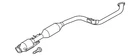 Genuine Mazda Catalytic Converter L5202055XB New. Price: $570.52.