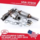 For Hyundai Santa Fe Sport 2.4L Catalytic Converter Fits 2017-2018 Direct New. Price: $156.99.