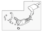 Genuine Land-rover Diesel Particulate Filter LR071089 New. Price: $4103.82.