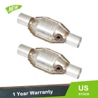 Universal Catalytic Converter W/O2 Sensor Port 2PCS 2.25 Inches Stainless Steel New. Price: $41.92.