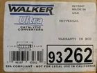 2.25" Walker Ultra Catalytic Converter 93262 Universal Epa Compliant 2-1/4 New. Price: $130.00.