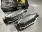 (2) Magnaflow 99006HM Dual Custom Exhaust 2-1/2" Catalytic Converters Universal New. Price: $314.99.